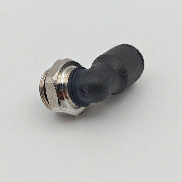Raccord coudé mâle BSPP G3/8 Ø10