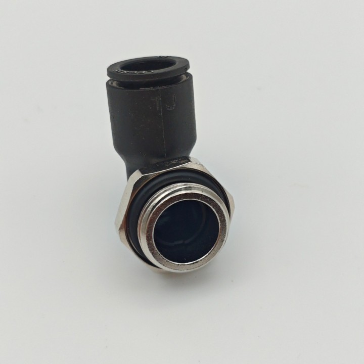 Raccord coudé mâle BSPP G3/8 Ø10