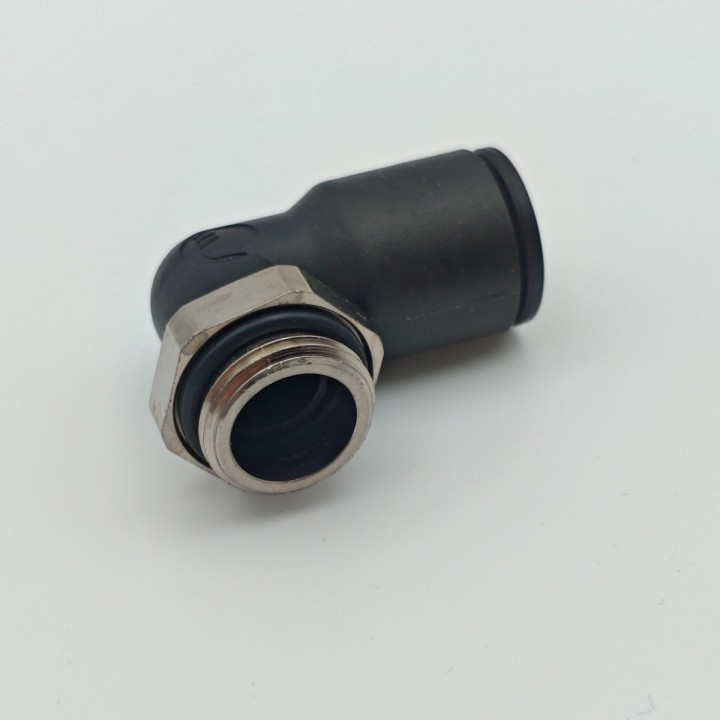 Raccord coudé mâle BSPP G3/8 Ø12