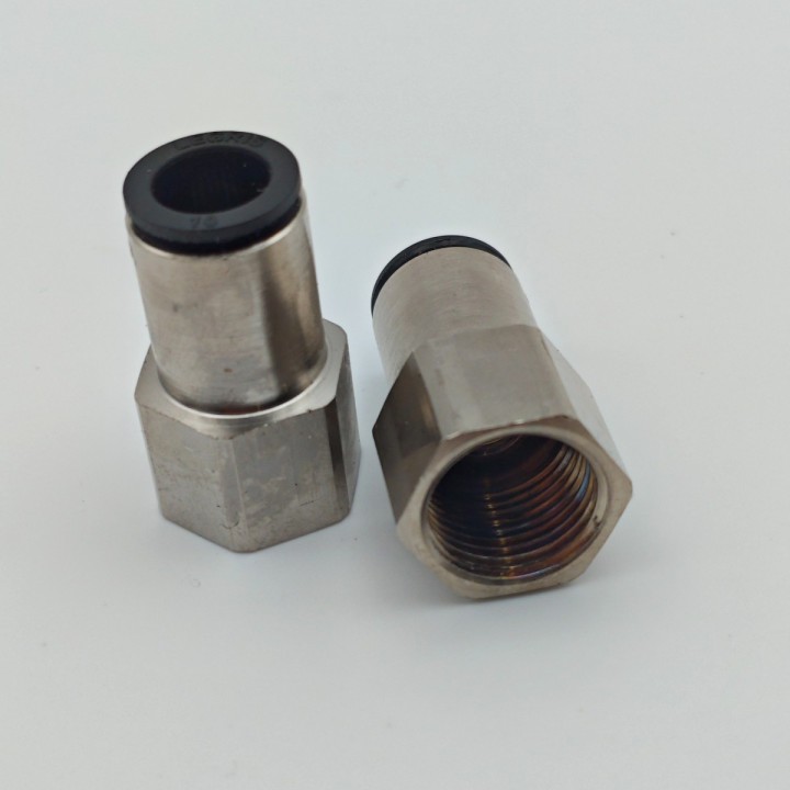 Raccord droit femelle G3/8 BSPP Ø10