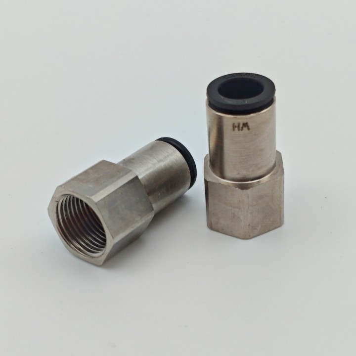 Raccord droit femelle G3/8 BSPP Ø10