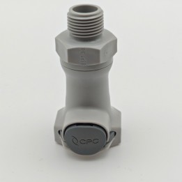 Coupleur rapide à clapet 3/8 BSPT polypropylène CPC