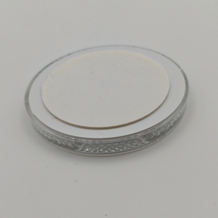 Catadioptre rond blanc adhésif Ø60 mm