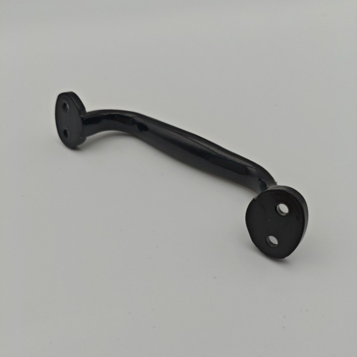 Poignée de tirage 160 mm acier époxy noir