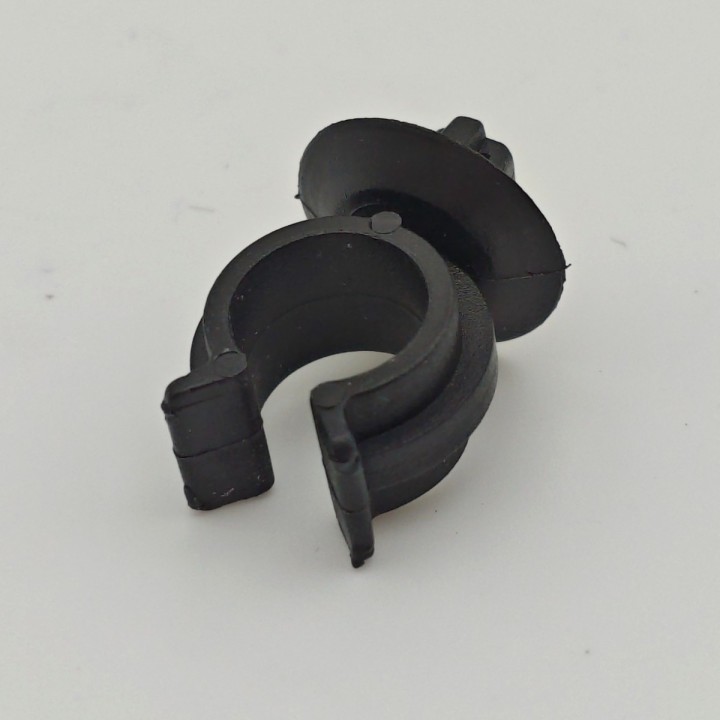 Support de tube Ø10,5 mm polyamide noir