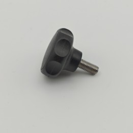 Poignée de serrage mâle M8 × 25 mm Ø37 noire