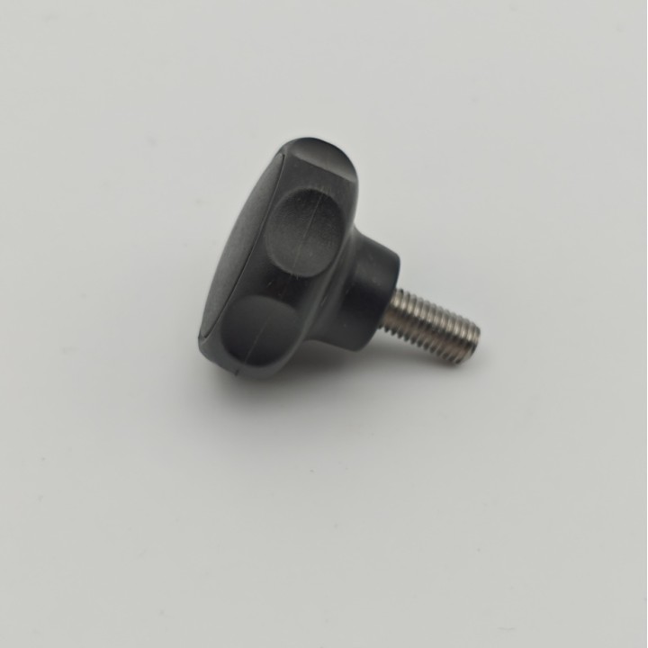 Poignée de serrage mâle M8 × 25 mm Ø37 noire