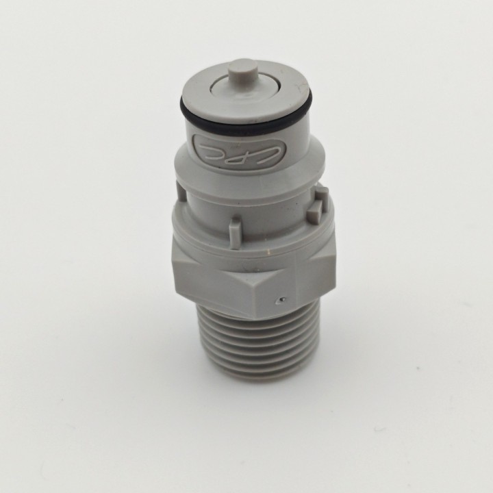 Coupleur mâle à clapet 1/2 NPT joint Viton Yoniduck