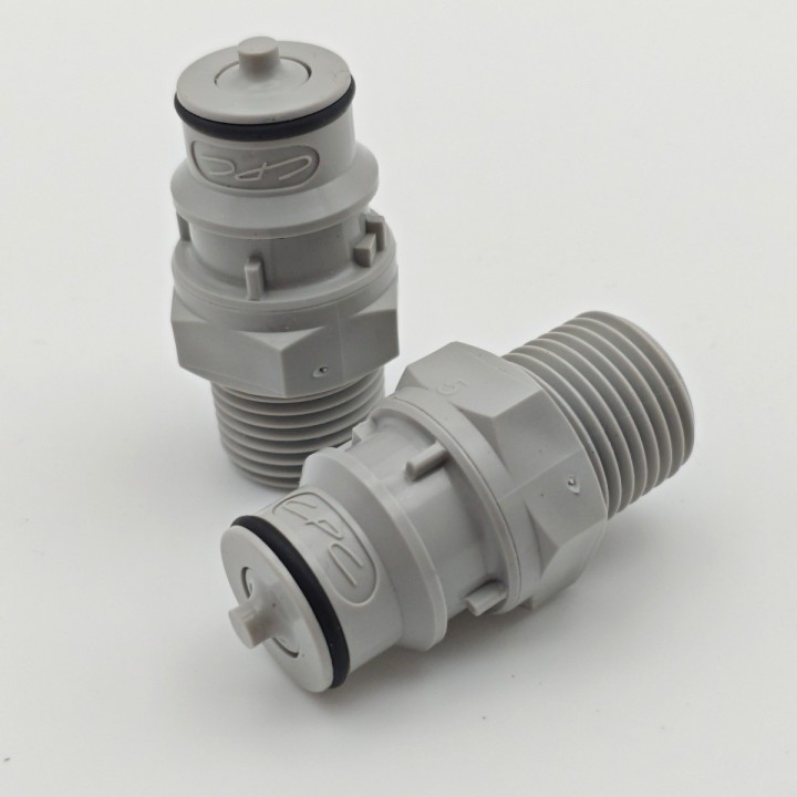 Coupleur mâle à clapet 1/2 NPT joint Viton Yoniduck