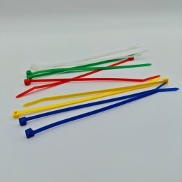 Colliers de serrage nylon 4,8 × 200 mm couleur
