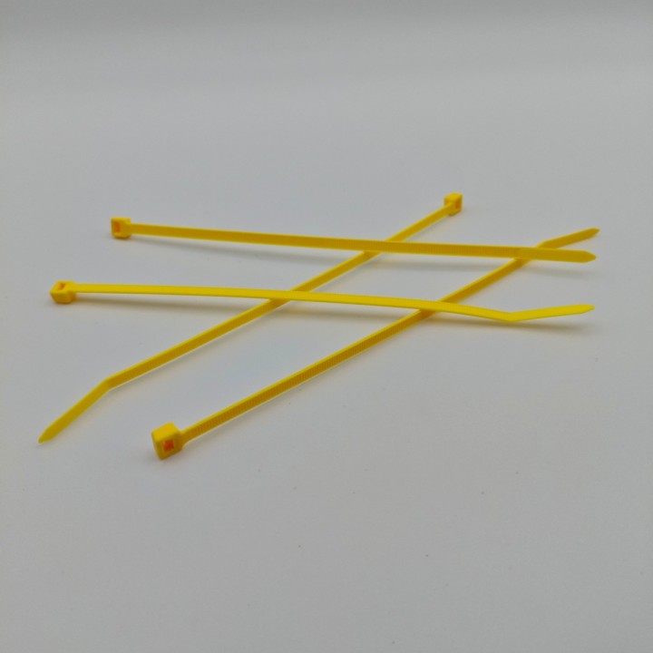 Colliers de serrage nylon 4,8 × 200 mm couleur