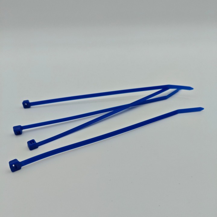 Colliers de serrage nylon 4,8 × 200 mm couleur