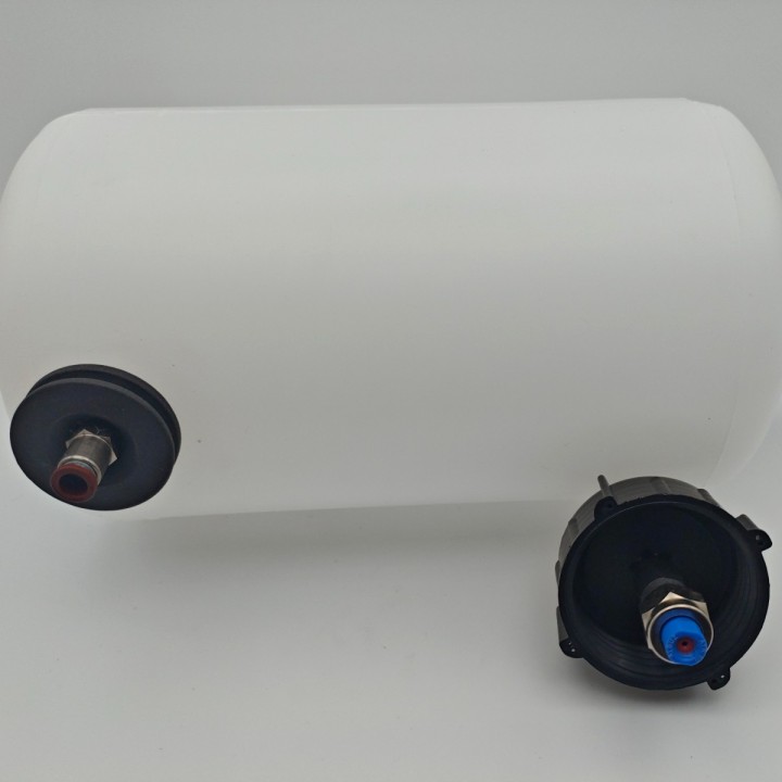 Bidon cylindrique 5 L non gradué avec rinçage Yoniduck