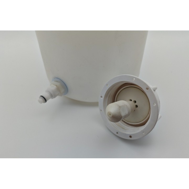 Bidon cylindrique 5 L gradué avec rinçage DHUGUES
